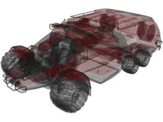 Space Buggy 3D Model
