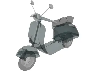 Scooter Vespa 3D Model