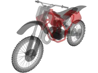 Honda CR500 (1994) 3D Model