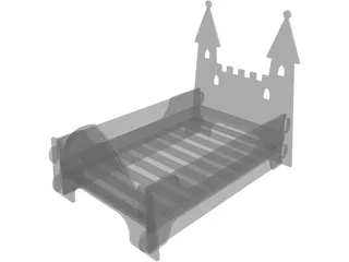 Fairy Castle Bed 3D Model