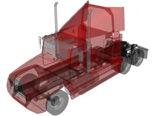 Freightliner FLD-120 3D Model