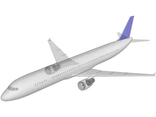 Airbus A321 3D Model