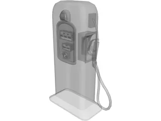 Gas Pump 3D Model