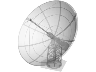 Satellite Dish 3D Model