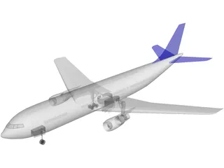 Airbus A300 3D Model