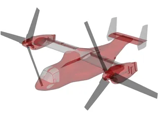 Bell-Boeing V-22 Osprey 3D Model