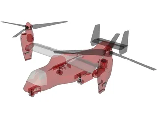 Bell-Boeing V-22 Osprey 3D Model