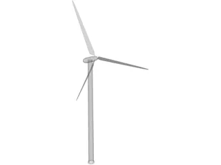 Wind Turbine 3D Model