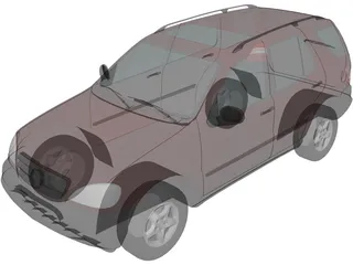 Mercedes-Benz ML 320 (1998) 3D Model