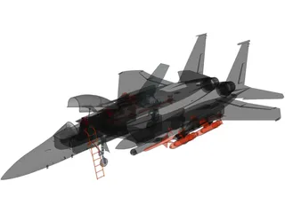 F-15E Strike Eagle 3D Model