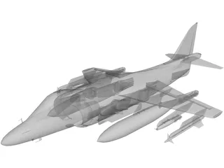 AV-8B Harrier 3D Model