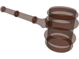 Gavel 3D Model