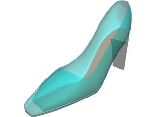 Shoe High Heel 3D Model