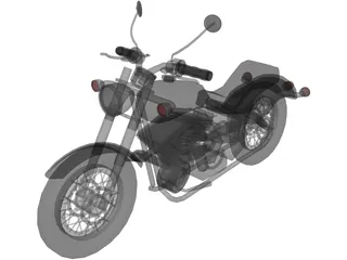 Motorcycle 3D Model