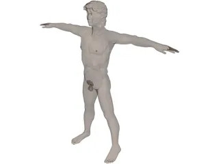 Man David 3D Model