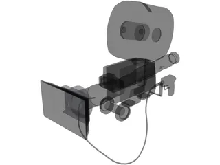 Movie Camera 3D Model