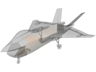 Boeing X-32 3D Model