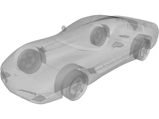 Chevrolet Corvette (1999) 3D Model