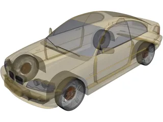 BMW 330Ci Coupe (2000) 3D Model