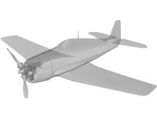 F6F Hellcat 3D Model