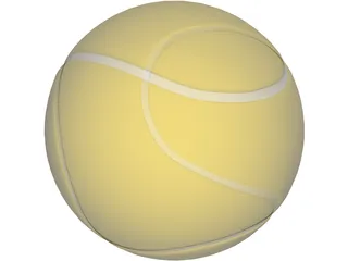 Tennis Ball 3D Model