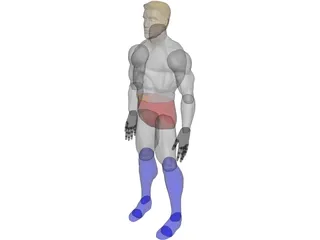 Superhero 3D Model