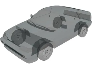 Honda CRX (1987) 3D Model