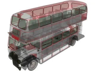 Bus London 3D Model