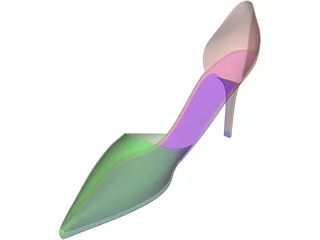 Woman Shoe 3D Model