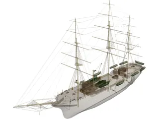 Americo Vespuccio 3D Model