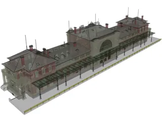 Station Bonn 3D Model