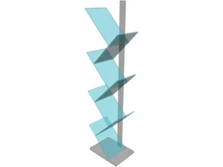 Broucher Rack 3D Model