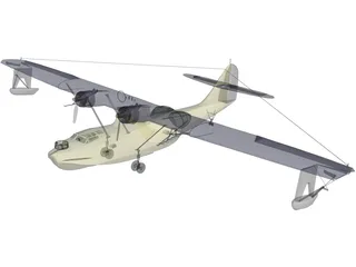 Consolidated PBY-5 Catalina 3D Model