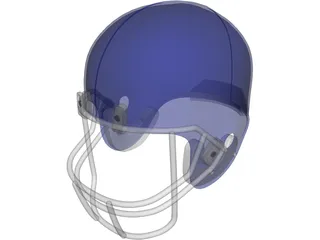 Football Helmet 3D Model