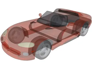 Dodge Viper (1993) 3D Model