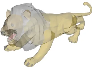 Lion 3D Model