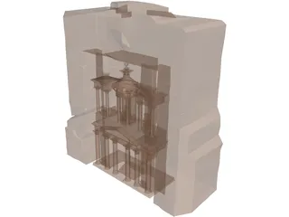 Petra Tomb 3D Model