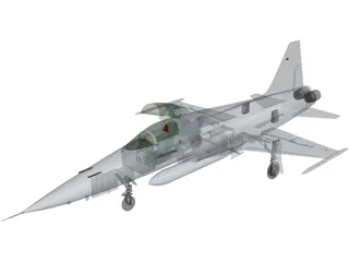 Northrop F-5E Tiger 3D Model