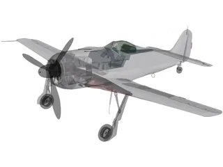 Focke-Wulf Fw 190 A 3D Model