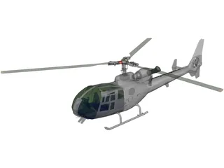 Eurocopter Gazelle 3D Model