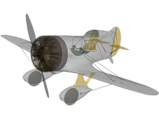 Gee Bee Z Racer 3D Model