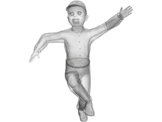 Boy Dancing 3D Model