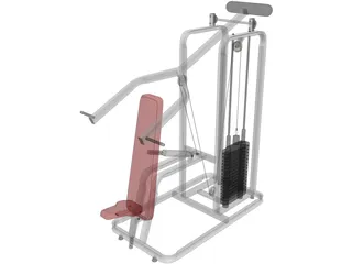 Incline Press 3D Model