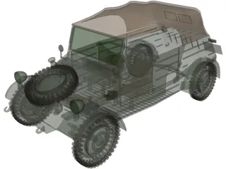 Kubelwagen 3D Model