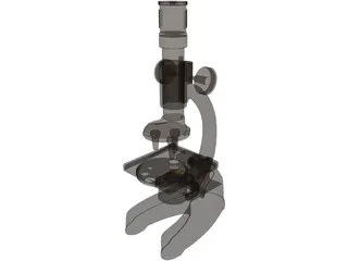 Microscope 3D Model