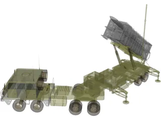 Patriot Missile 3D Model