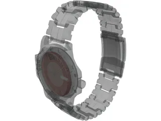 Racer Diver Watch 3D Model