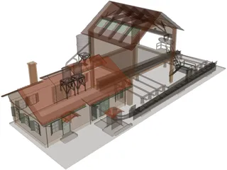 Sawmill 3D Model