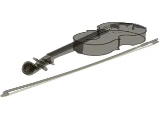 Violin 3D Model