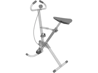 Exercise Cycle 3D Model